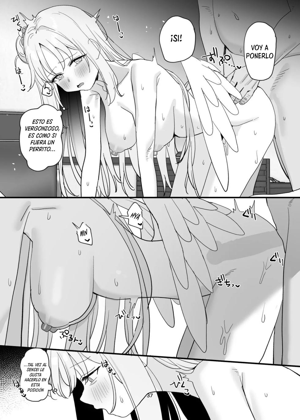 [Subachikyu! (Subachi)] Sensei to Seito datte Ecchi shite mo Ii jan ne | Para una estudiante esta bien tener sexo con Sensei esta bien ¿cierto? (Blue Archive) [Spanish] [Cathal de Abydos] [Digital] - Page 37