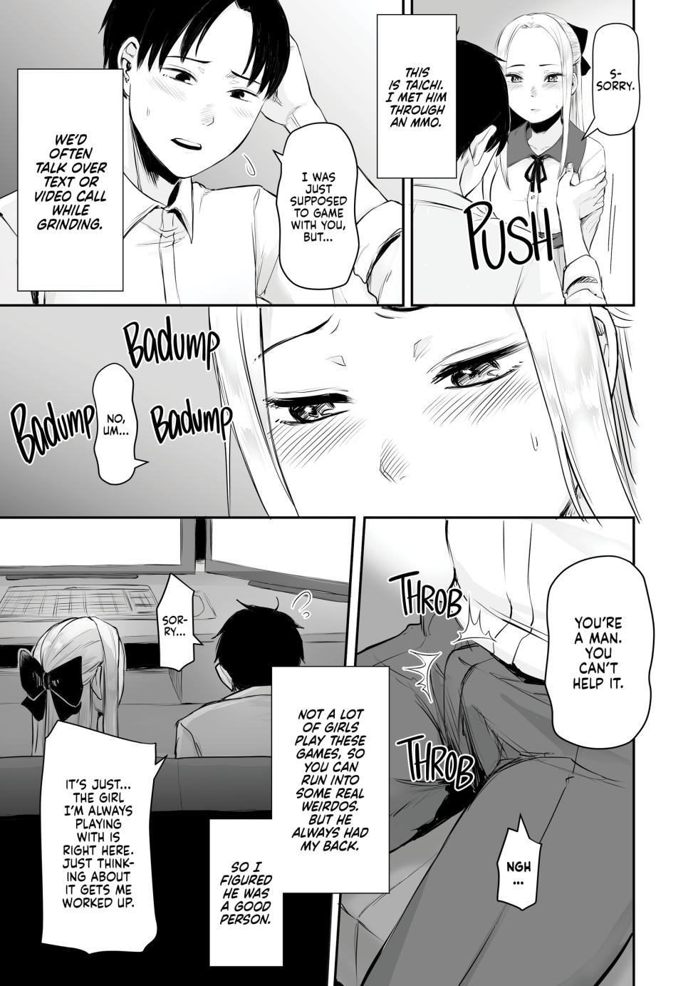 [Doushoku (Omizu Chihiro)] Cool-kei Netoge JK to Mankitsu Off-kai kara Hajimaru Love Ecchi | I Met Up With a Cool JK I Knew From an MMO and Had Great Sex With Her [English] [J18] [Decensored] [Digital] - Page 5