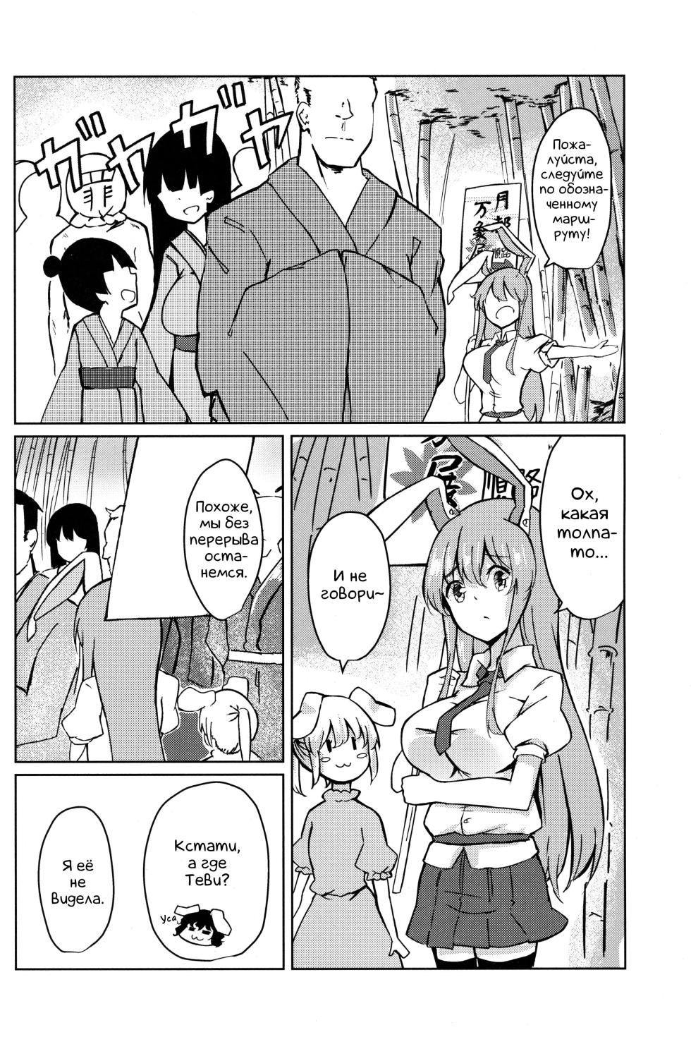 (Kouroumu 15) [Simerike (Datam?)] Chikurin Running | Пробежка по бамбуковому лесу (Touhou Project) - Page 10