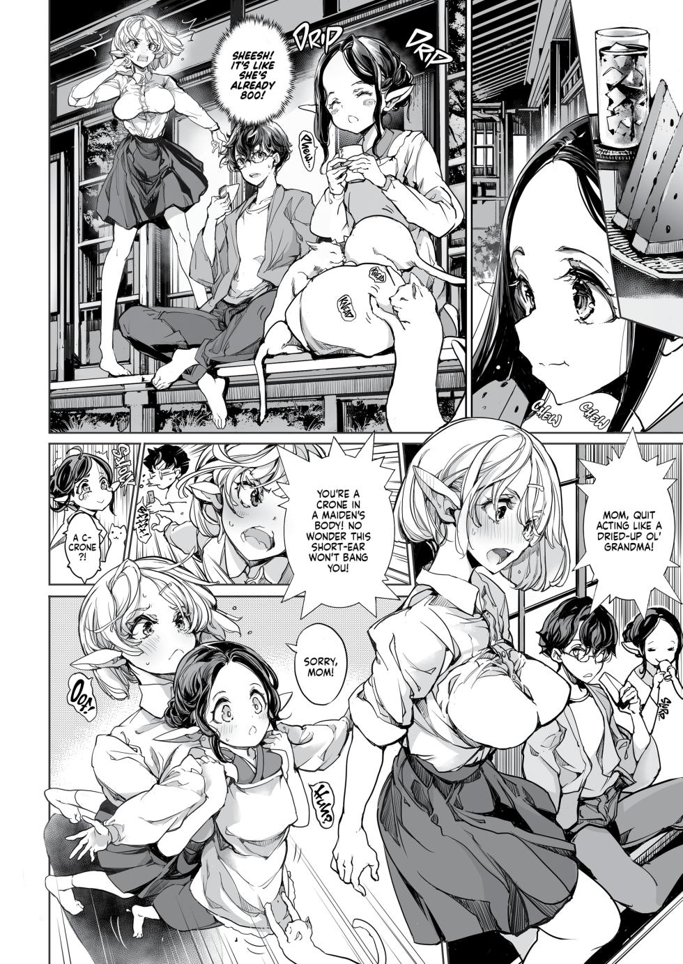 [70 Nenshiki Yuukyuu Kikan (Ohagi-san)] Elf no Yomeiri Re-Bridal | Elven Bride ReBridal [English] [J18] [Decensored] [Digital] - Page 9
