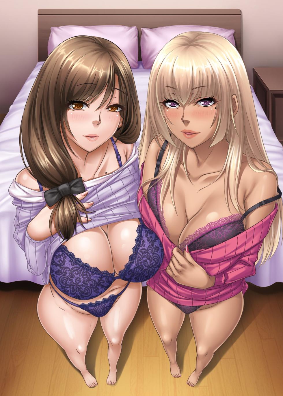 [Hot Milk] Tonari Hitozuma-tachi ga Yuuwaku Shite Kuru Ken. Bitch Hitozuma Darake no Mansion de Sakusei Haramase Josei Yuui Harem [Chinese] - Page 1