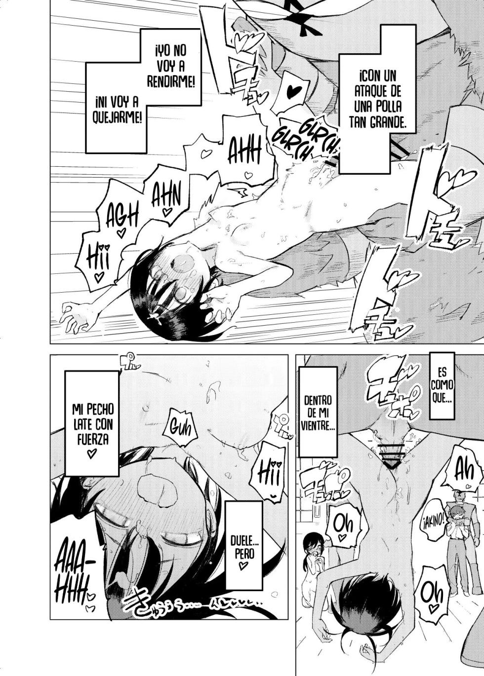 [caburibbon (caburi)] Henshin Heroine Mono no Mob ga Ecchi na Me ni Au Hanashi | La historia de una mob de una obra de heroína transformable que pasa por situaciones eróticas [Spanish] [Ariwyn] [Digital] - Page 17