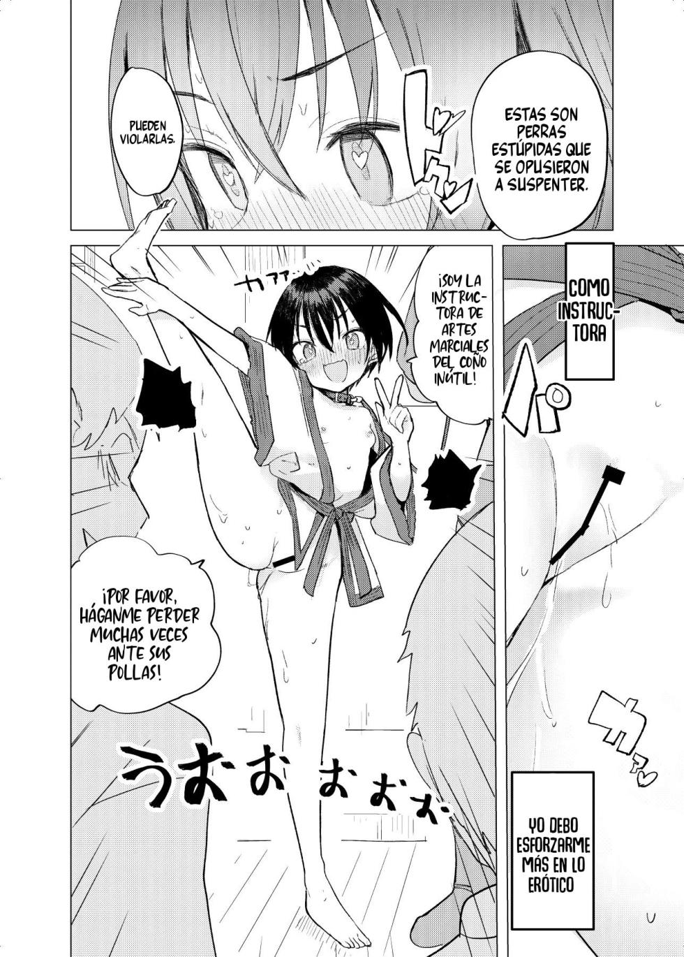 [caburibbon (caburi)] Henshin Heroine Mono no Mob ga Ecchi na Me ni Au Hanashi | La historia de una mob de una obra de heroína transformable que pasa por situaciones eróticas [Spanish] [Ariwyn] [Digital] - Page 27