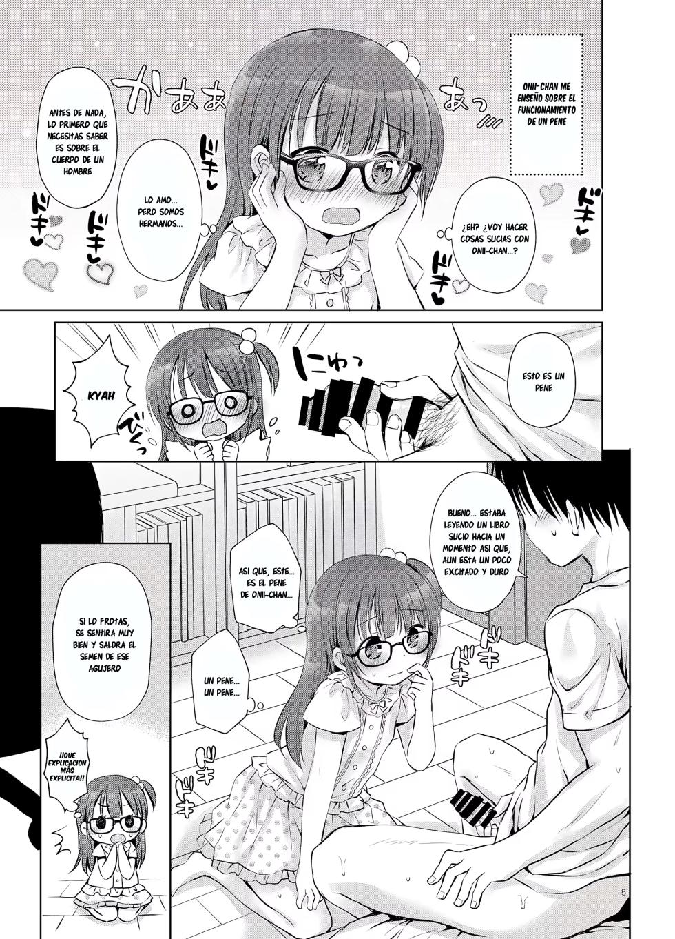 [Rico-ba (Rico)] Onii-chan to Sex Kenkyuu | Investigación Sobre el Sexo con mi Hermano Mayor [Spanish] [Ice Cream] [Digital] - Page 5