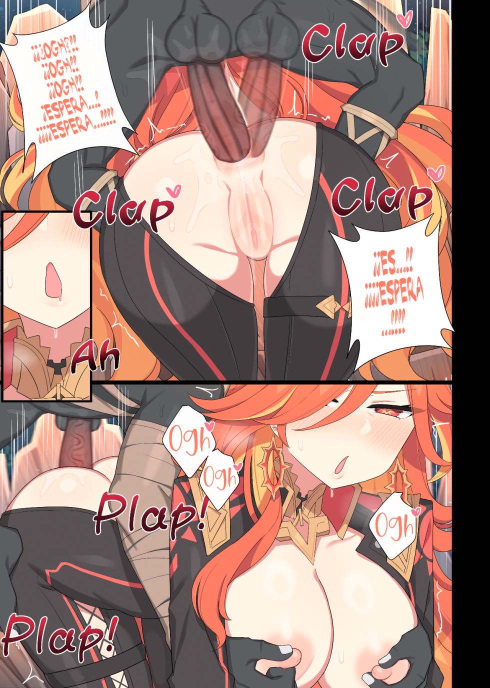 [Poyeop] Mavuika 1-2 (Genshin Impact) [ReisZzz] [Spanish] [Sin Censura] - Page 10