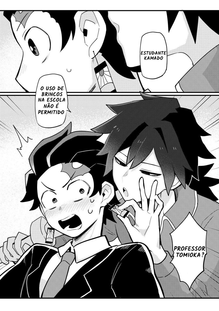 KAMADO TO DETENTION! STAY AFTER CLASS AND LET’S HAVE SEX AT SCHOOL - Page 4