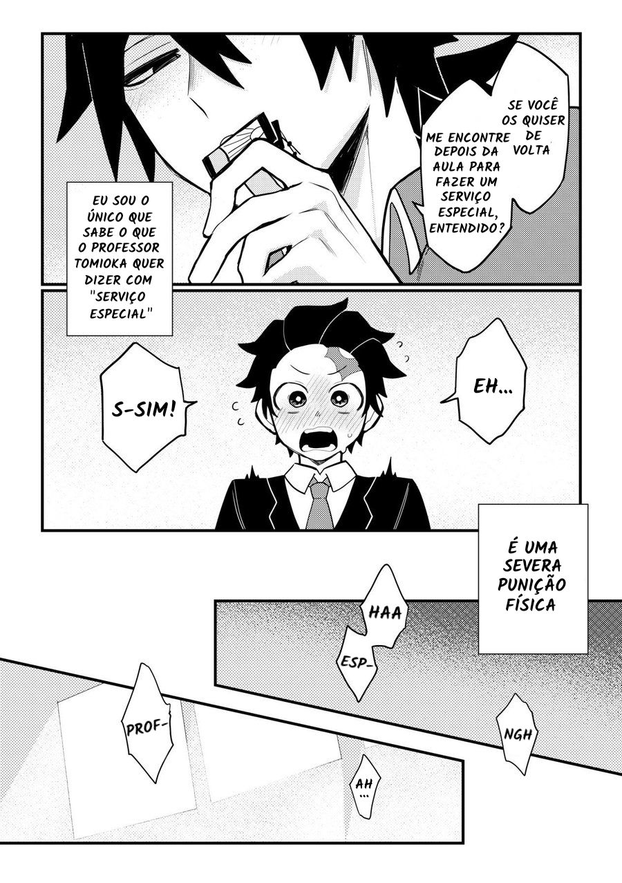 KAMADO TO DETENTION! STAY AFTER CLASS AND LET’S HAVE SEX AT SCHOOL - Page 6