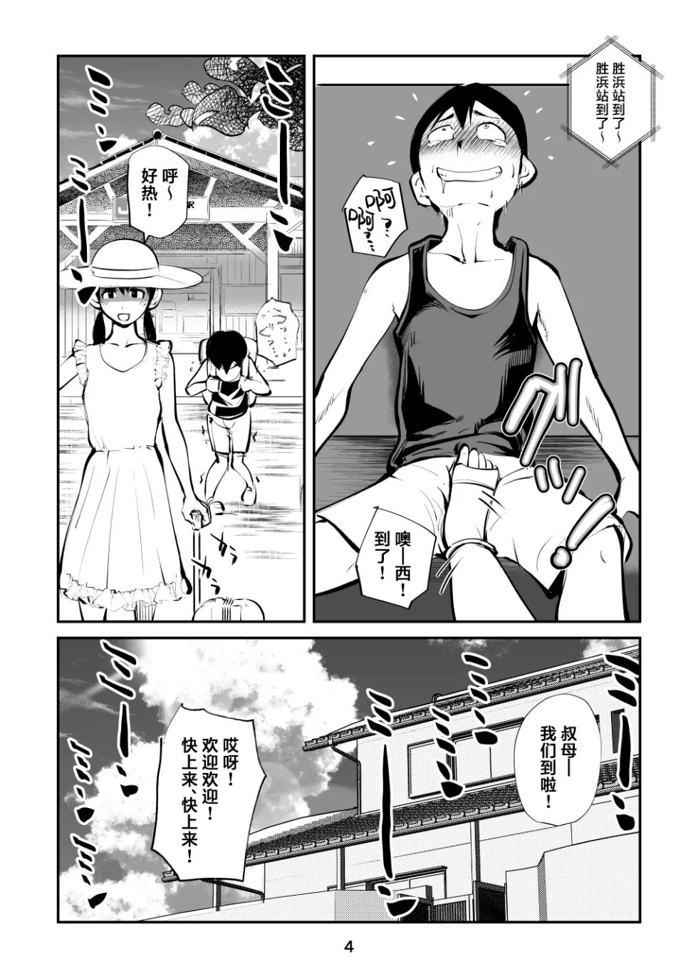 [Pecan (Makunouchi)] Denma Shitei & Juumai in Beach | 人肉电动姐弟&表妹in海滩[Chinese][MTL] - Page 4