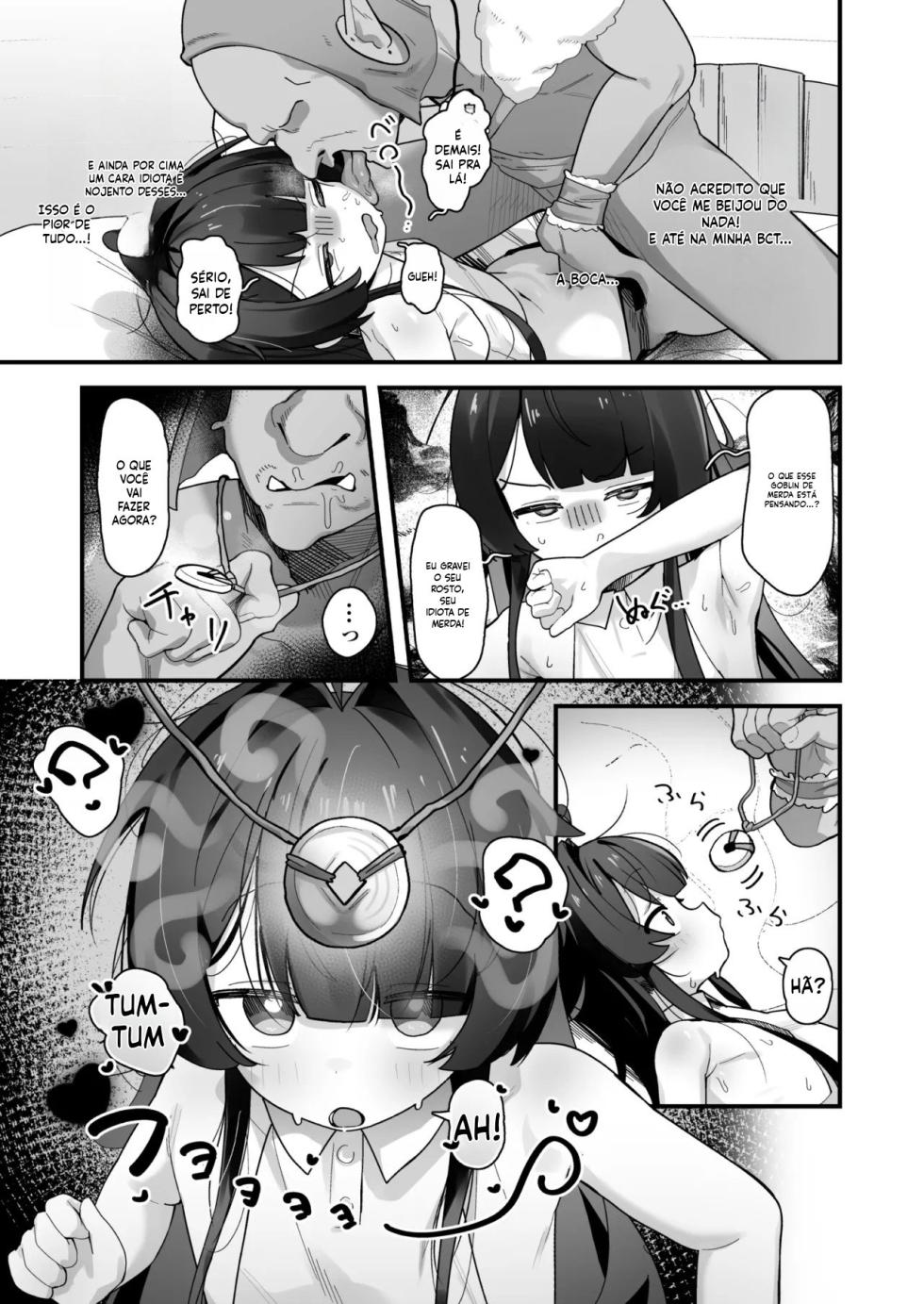 [Line Out (Yonketa)] Saimin Mahou de Sokuochi❤ Namaiki Majo Koko-chan ~Tensai Elite nanonii❤ Mamono Chinpo ni Kuso Zako Make Acme❤ Kimechai mashitaa❤❤~ - Page 8