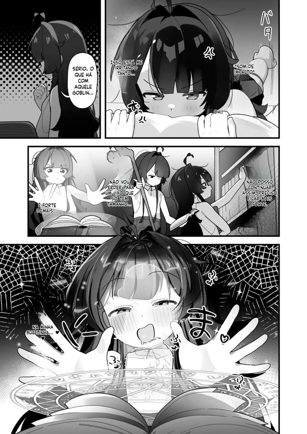 [Line Out (Yonketa)] Saimin Mahou de Sokuochi❤ Namaiki Majo Koko-chan ~Tensai Elite nanonii❤ Mamono Chinpo ni Kuso Zako Make Acme❤ Kimechai mashitaa❤❤~ - Page 19
