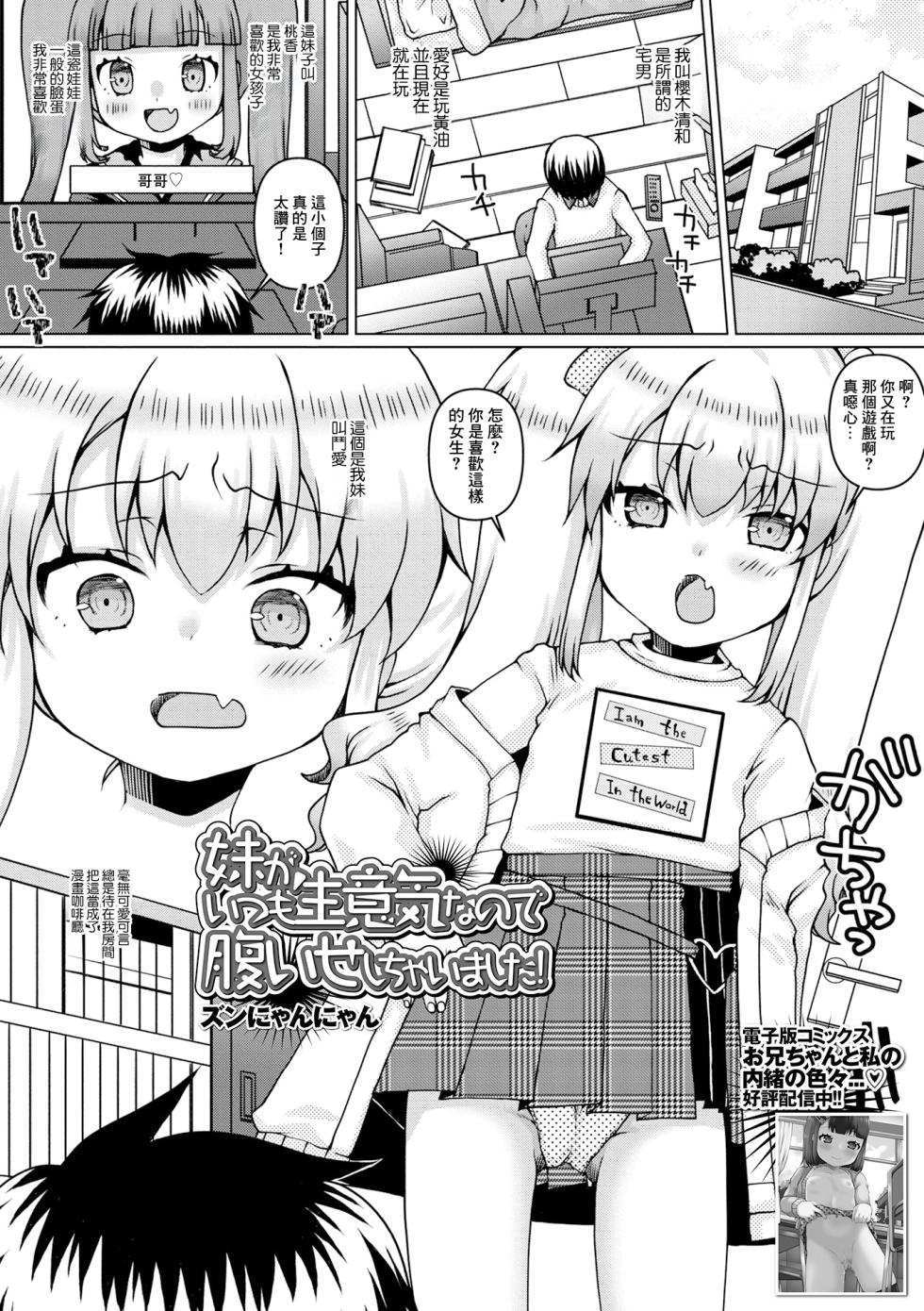 [Zun Nyannyan] Imouto ga Itsumo Namaiki nanode Haraise Shichaimashita! (Digital Puni Pedo! Vol. 27) [Chinese] - Page 1