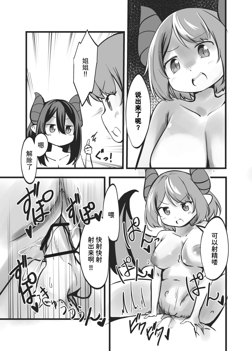 [Shinki Sakusei File Do-M (Wolf Ameno)] Succubus Shimai no Shasei Kinshi Meirei to Kairaku Zeme Goumon [Chinese] [糖梅宝宝] - Page 35