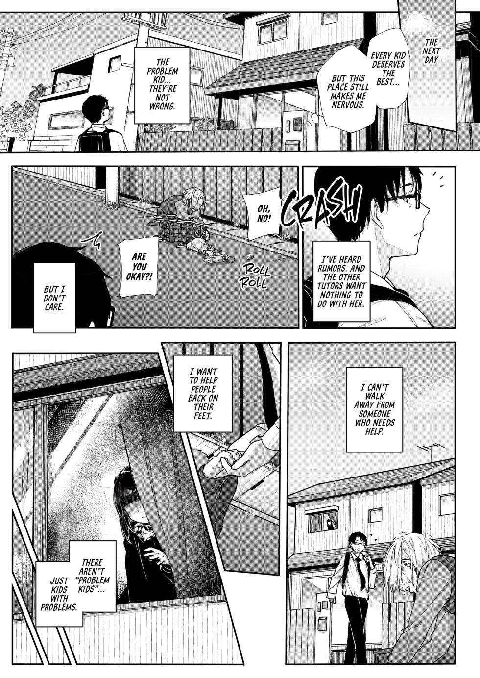 [Karamomo Tart (Kindatsu)] Majime na dake ga Torie no Boku ga Hametsu Ganbou no Seito ni Seiheki o Guchagucha ni Yugama sareta Hanashi ~Dakara Boku wa Katei Kyoushi o Yameta~ | How She Ruined My Life [English] [J18] [Decensored] [Digital] - Page 4