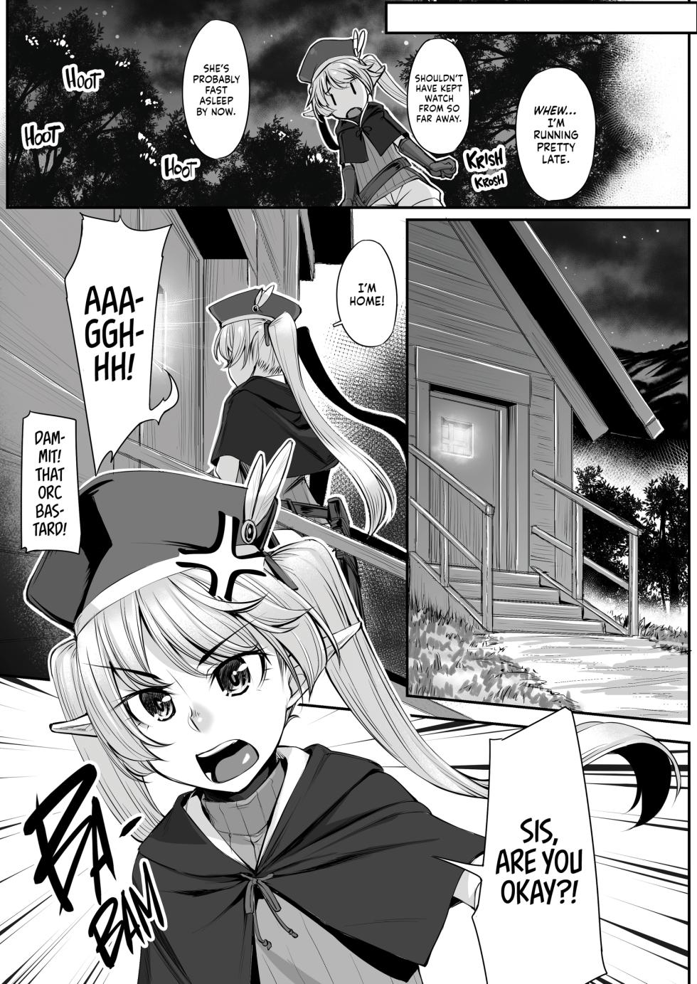 [Area14 (Kasei)] Watashi no Orc-san + Elf Shimai to Orc-san | My Darling Orc + Sibling Rivalry [English] [J18] [Decensored] [Digital] - Page 25