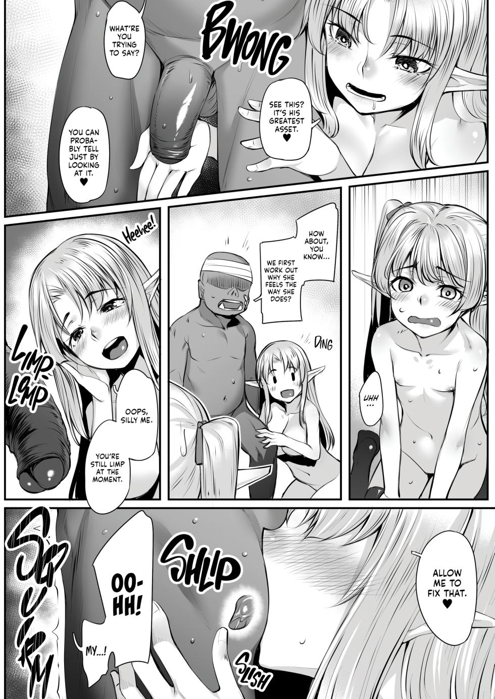 [Area14 (Kasei)] Watashi no Orc-san + Elf Shimai to Orc-san | My Darling Orc + Sibling Rivalry [English] [J18] [Decensored] [Digital] - Page 30