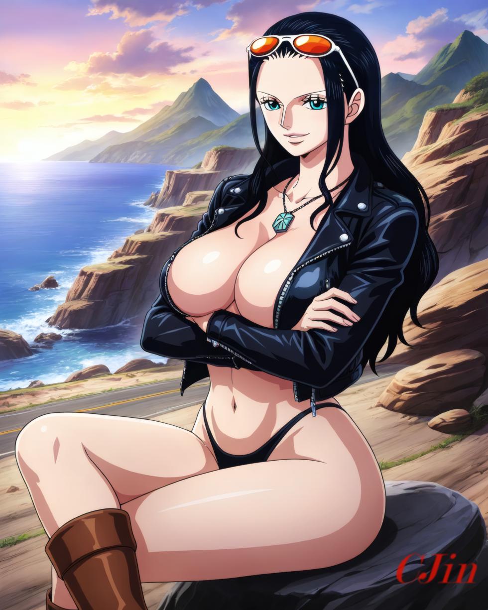 NICO ROBIN THE BIKER  [CjinAI] [AI Generated] - Page 31