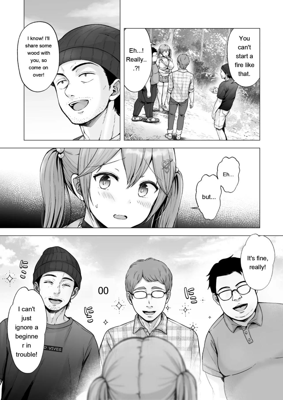 [Graphic L (Erun)] Soshite Kyou mo Moteasobareru 4 ~Yama Camp! Cosplay Hen~ [Eng][MTL] - Page 10