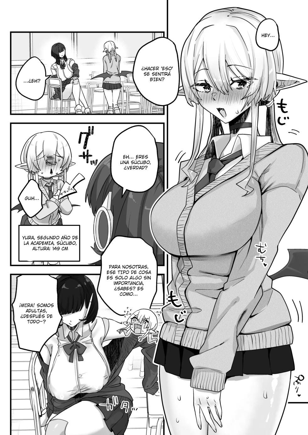 [Shafutsutei Shoudoku (Byakudan)] Houkago, Android to Succubus wa.｜Después de la escuela, Androide y Súcubo. {Spanish} {EbisuTraslade - Winder} {Digital} - Page 4
