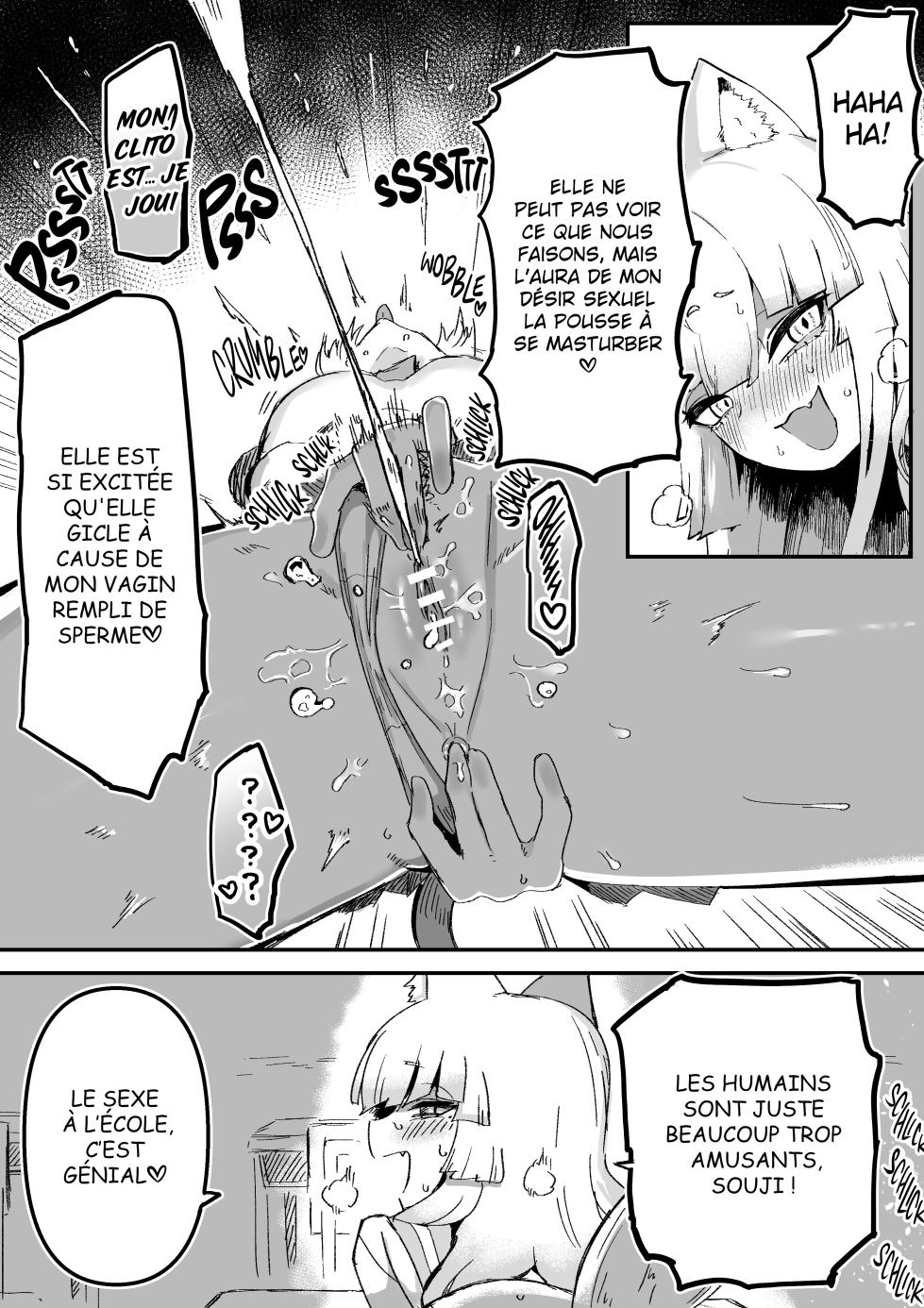 [Aimai no Wakusei (Nabatani Kinoko)] Tonari no Seki no Kitsune Musume-san | La fille renarde assise à coté de moi [French] [Sloth] - Page 24