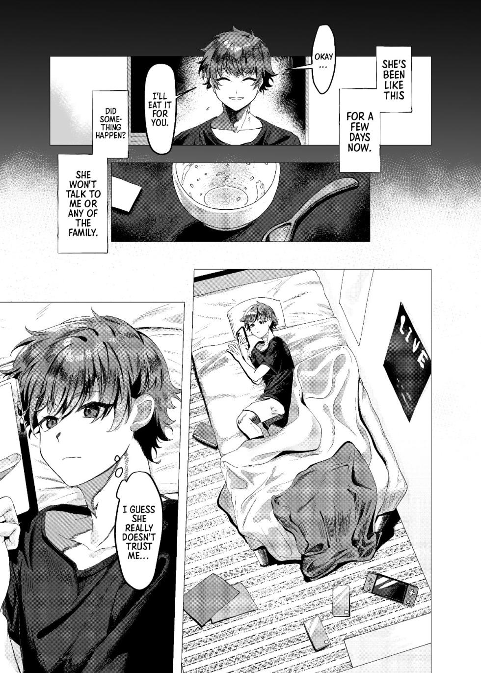 [Alisame] I Shouldn't Jerk Off to the Leaked Video of my Beloved Sister (ENG) =TB= - Page 3