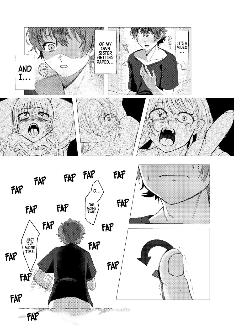 [Alisame] I Shouldn't Jerk Off to the Leaked Video of my Beloved Sister (ENG) =TB= - Page 15