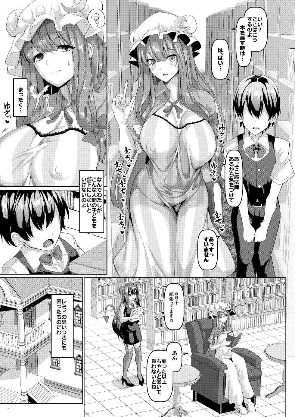[Chinchintei (chin)] Sewayaki Nakadashi Mahoutsukai (Touhou Project) [Digital] - Page 2