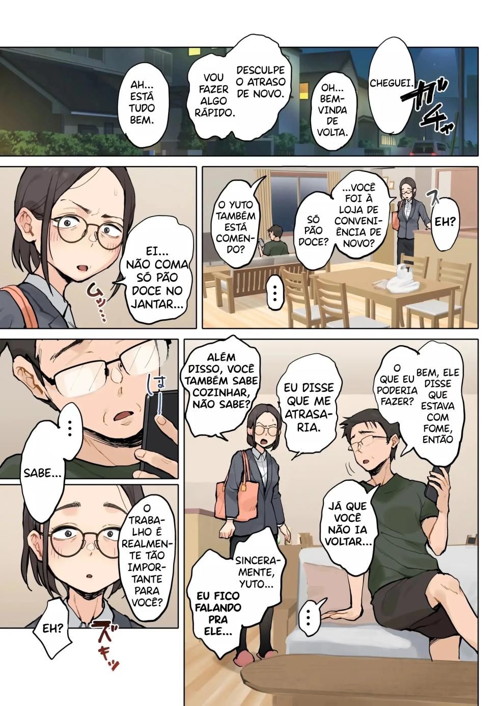 [Fujisaki Chiro] Jukujo no Oba-san ni Kawaii o Renko Shichau Yabai Oikko no Hanashi 2 [Portuguese-BR] [Decensored] - Page 8