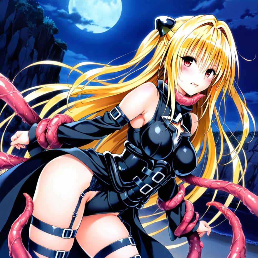 (Patreon - WaifuRain) Konjiki No Yami Tentacles Opening - To Love Ru - AI Generated - Page 25