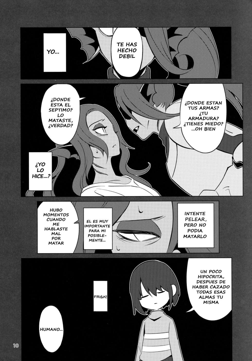(Minna no Ketsui 2) [Pipiya (Noix)] CLEARLY (Undertale) [Spanish] - Page 10