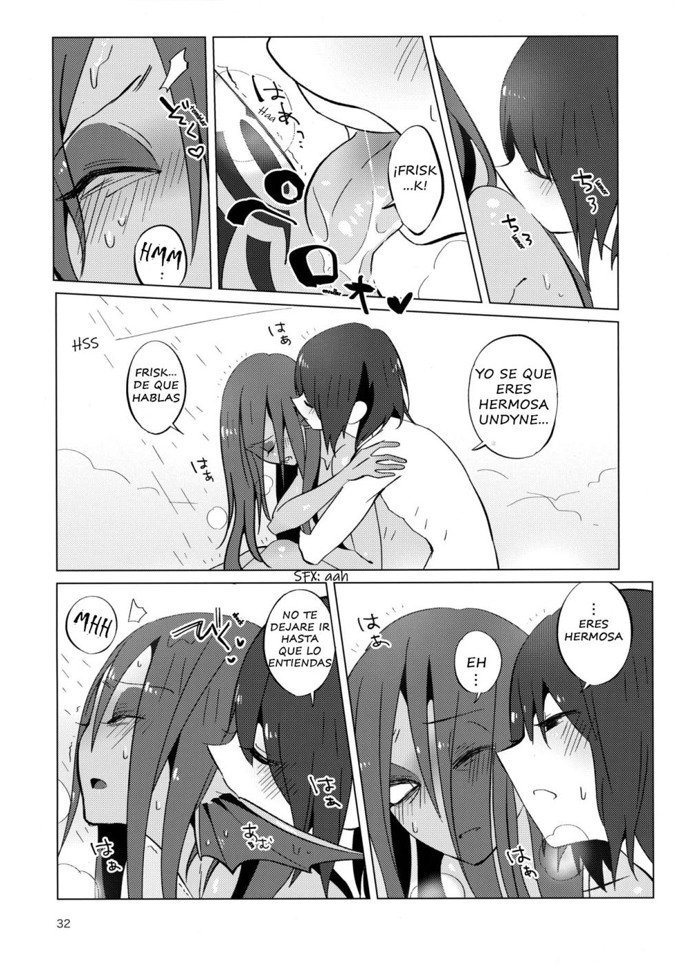 (Minna no Ketsui 2) [Pipiya (Noix)] CLEARLY (Undertale) [Spanish] - Page 32