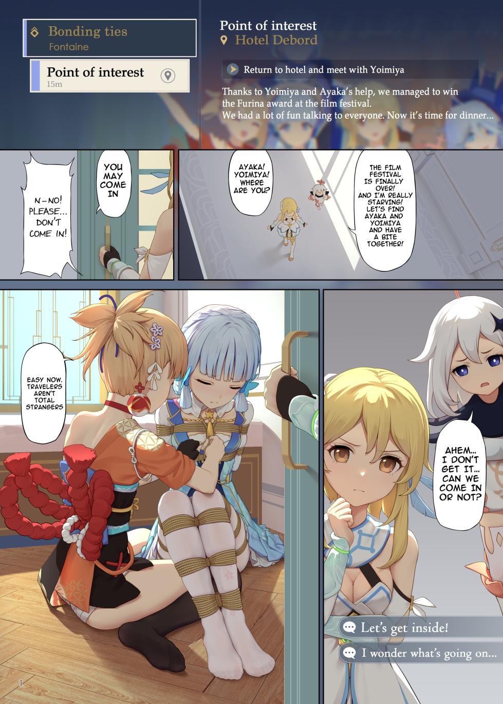 [Himitsu] En no Ori Ito (Genshin Impact) [English] - Page 1