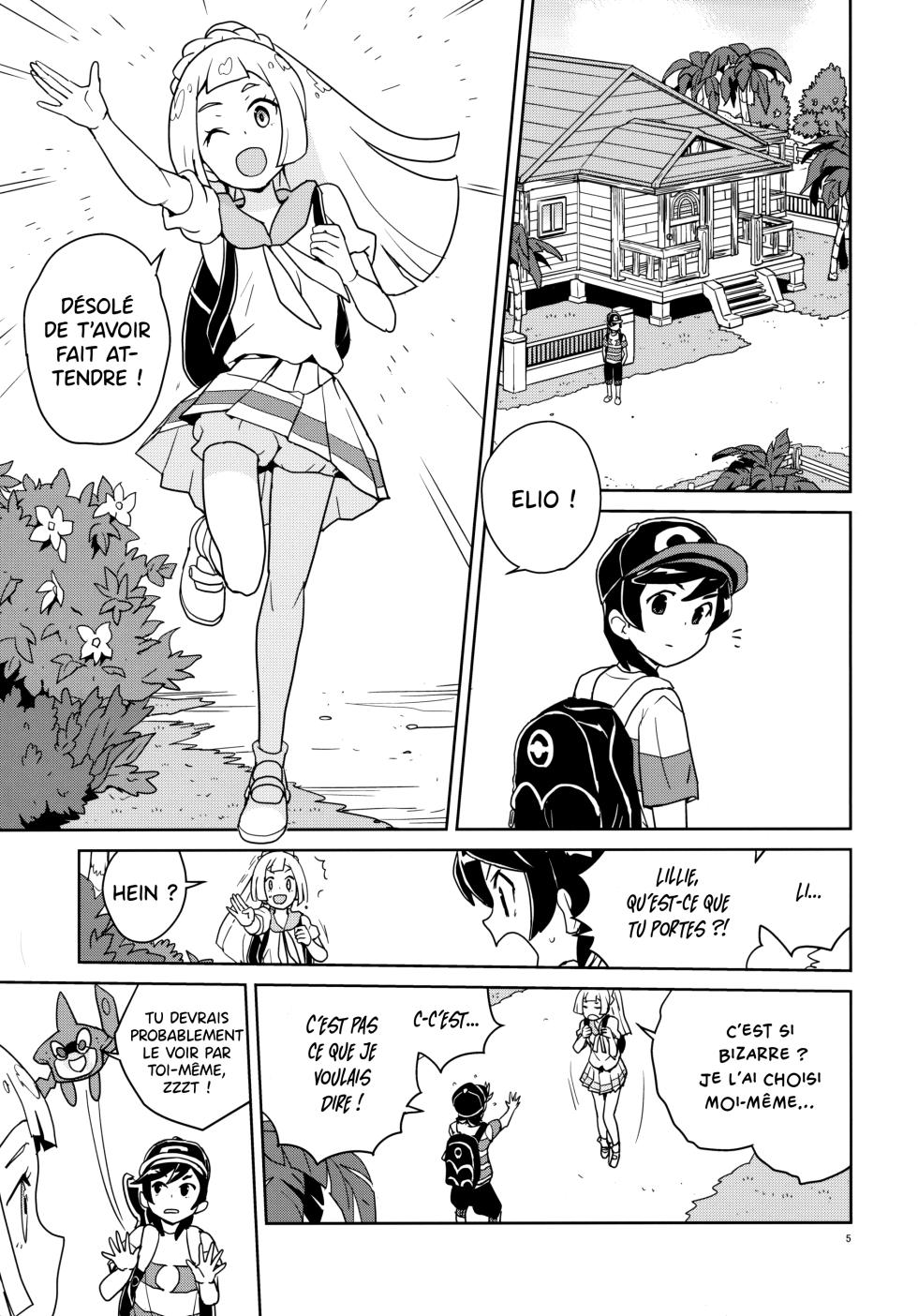 (Puniket 37) [Zenra Restaurant (Heriyama)] Lillie Kimi no Atama Boku ga Yoku Shite Ageyou | Lillie, je vais satisfaire tous tes désirs! (Pokémon Sun and Moon) [French] {Les Poroïniens + Hadess} [Decensored] - Page 5