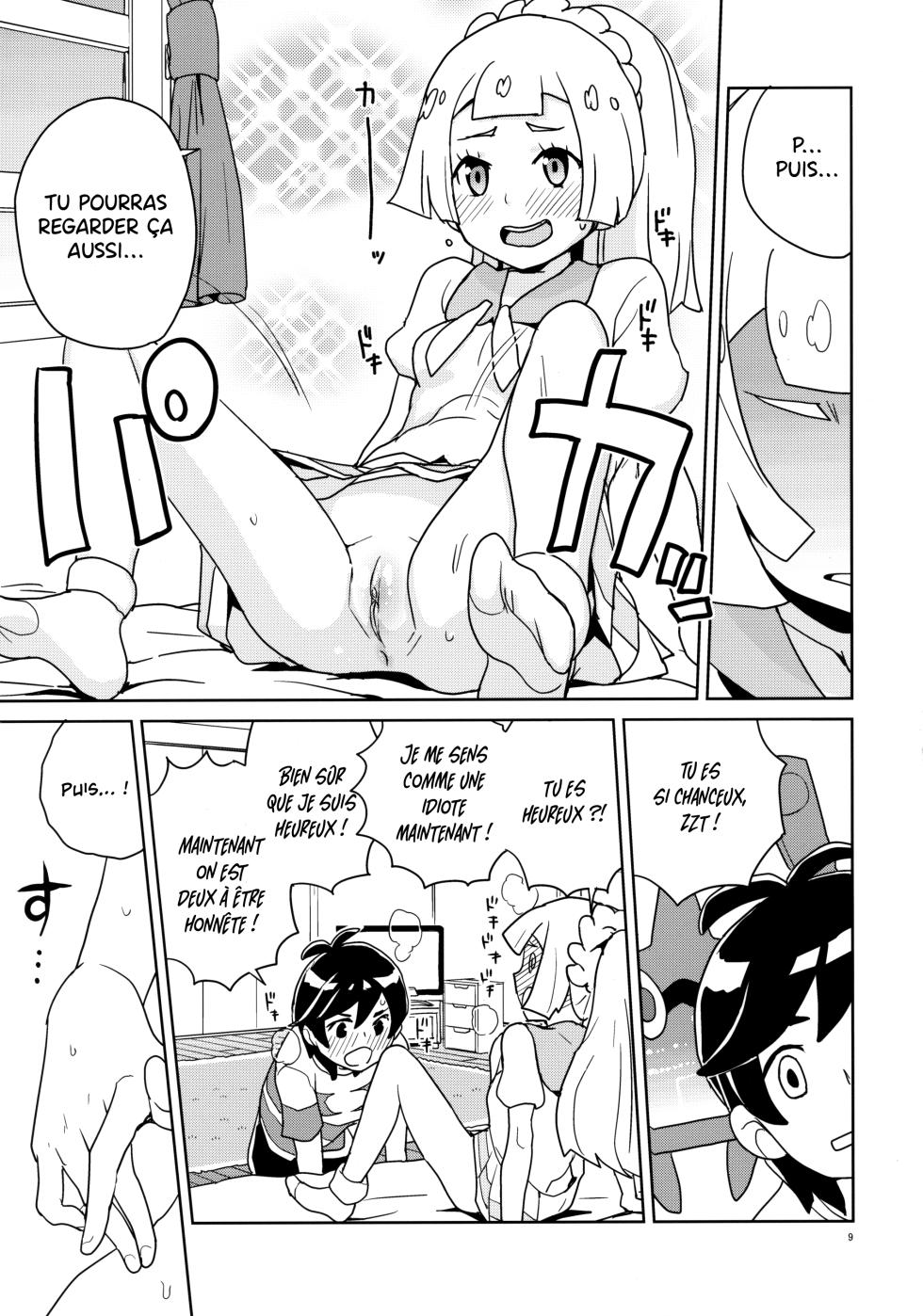 (Puniket 37) [Zenra Restaurant (Heriyama)] Lillie Kimi no Atama Boku ga Yoku Shite Ageyou | Lillie, je vais satisfaire tous tes désirs! (Pokémon Sun and Moon) [French] {Les Poroïniens + Hadess} [Decensored] - Page 9