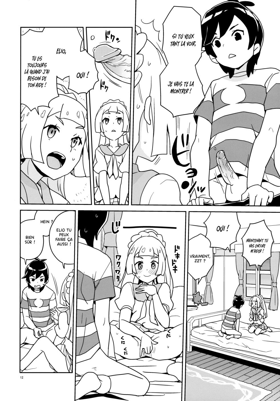 (Puniket 37) [Zenra Restaurant (Heriyama)] Lillie Kimi no Atama Boku ga Yoku Shite Ageyou | Lillie, je vais satisfaire tous tes désirs! (Pokémon Sun and Moon) [French] {Les Poroïniens + Hadess} [Decensored] - Page 12