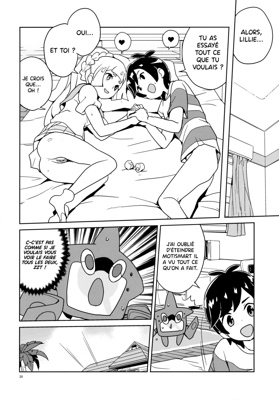 (Puniket 37) [Zenra Restaurant (Heriyama)] Lillie Kimi no Atama Boku ga Yoku Shite Ageyou | Lillie, je vais satisfaire tous tes désirs! (Pokémon Sun and Moon) [French] {Les Poroïniens + Hadess} [Decensored] - Page 27