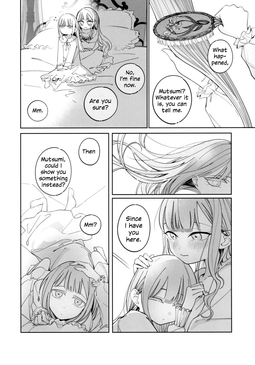 (C107) [Aou Ame] Gan wa Kimi no Tame ni | All You Desire (BanG Dream! Ave Mujica) [English] - Page 18