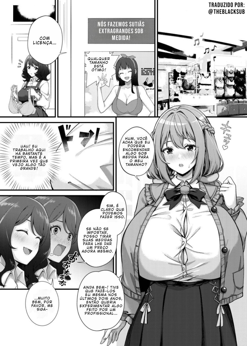 [Kannko Bokujyo (Kannko)] Choubakunyuu de Bonyuu Taishitsu no Watashi to Bakunyuu Daisuki Hentai Baito Senshi no Kusareen [Português PT-BR] [BLACKSUB] - Page 3