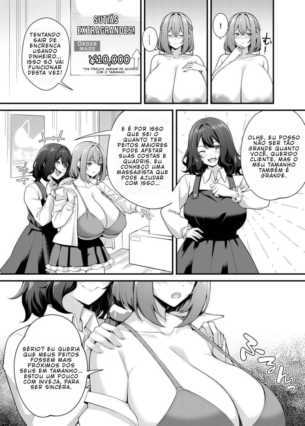 [Kannko Bokujyo (Kannko)] Choubakunyuu de Bonyuu Taishitsu no Watashi to Bakunyuu Daisuki Hentai Baito Senshi no Kusareen [Português PT-BR] [BLACKSUB] - Page 12