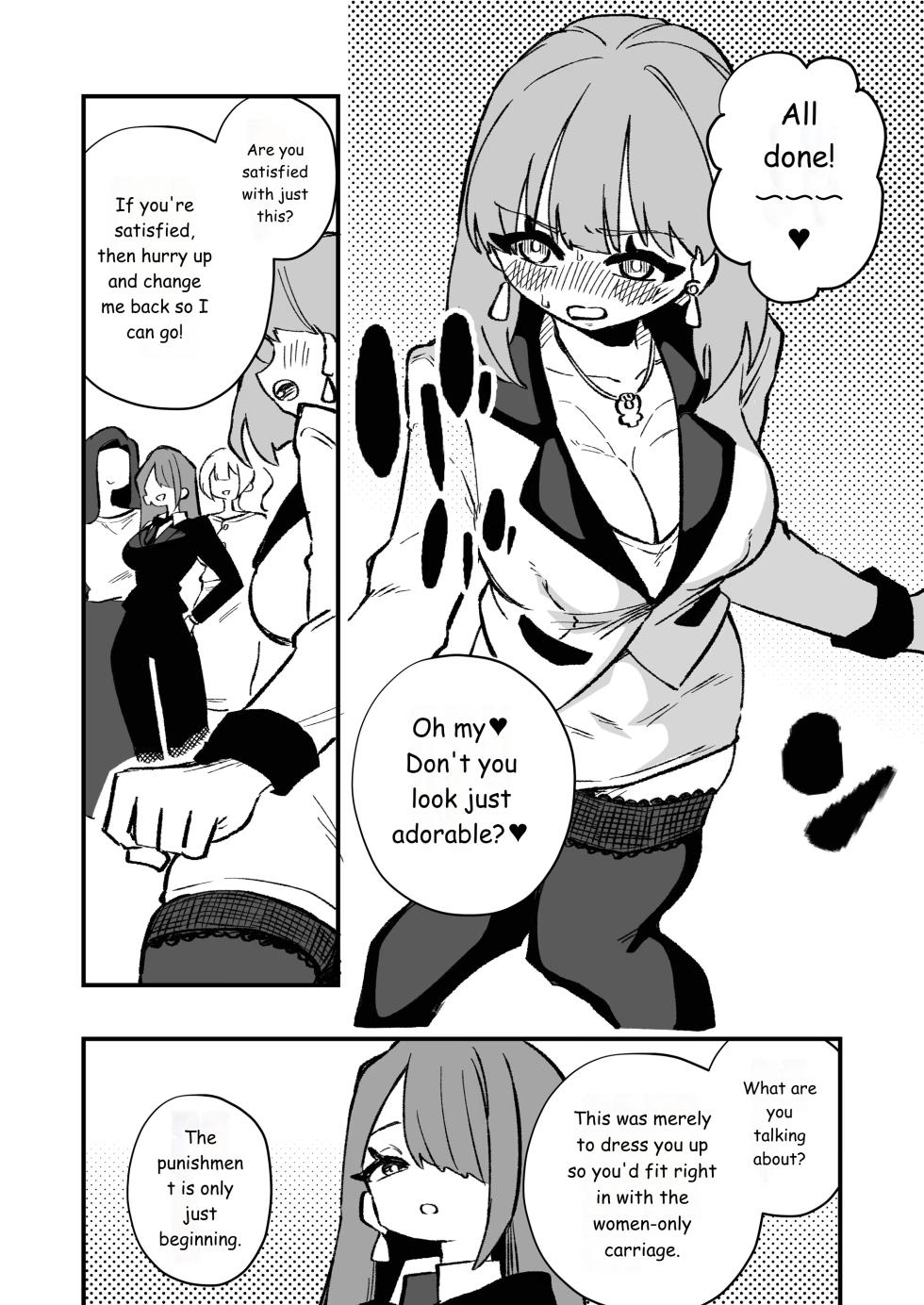 Forced Cross-Dressing in a Women-Only Carriage - Page 22