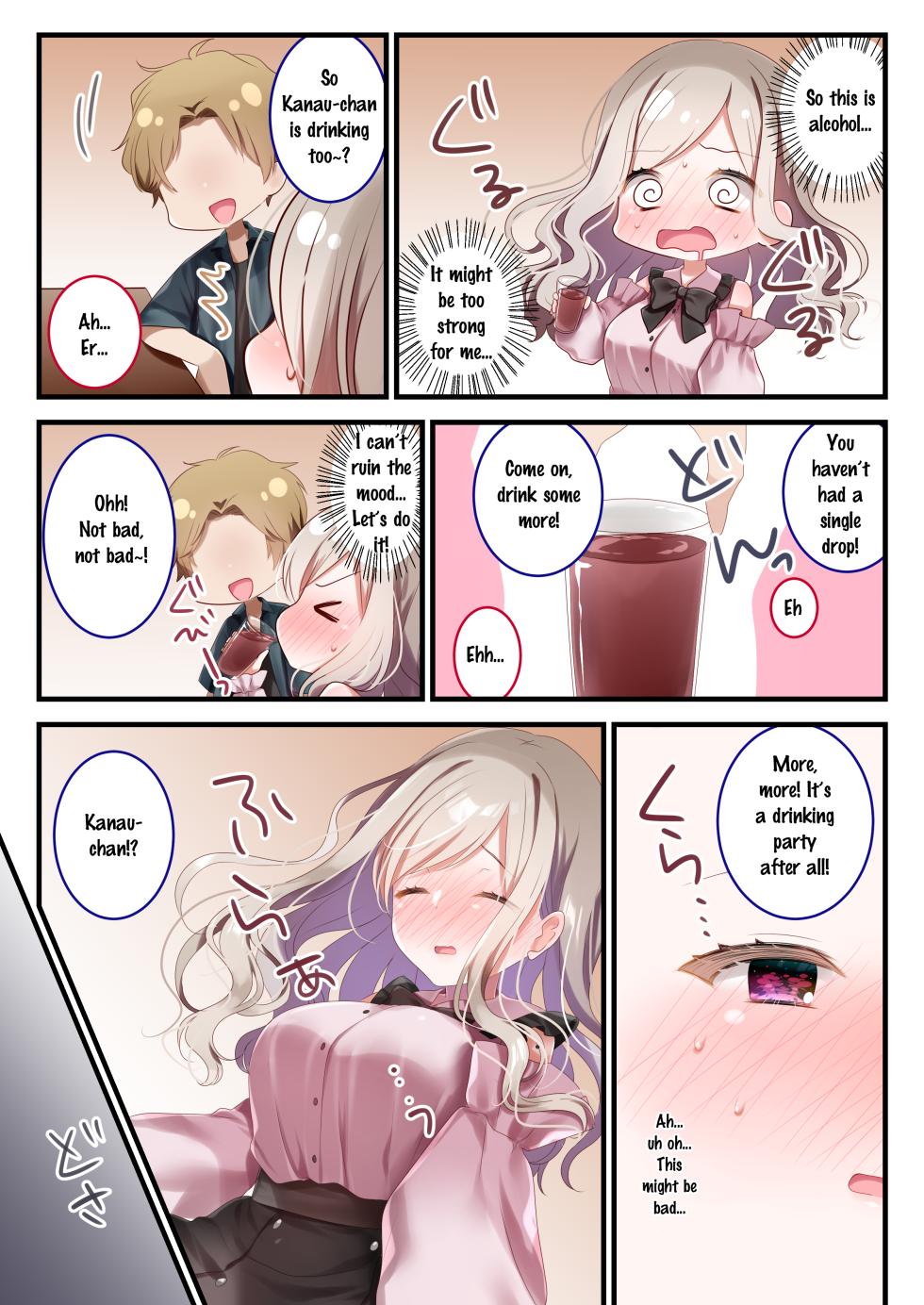 [NECOHONPO (Haruse Meio)] Nomenai Ano Ko ni Mou Ippai! | One More For the Girl who Can't Drink! [English] [Drksrpnt] [Digital] - Page 3