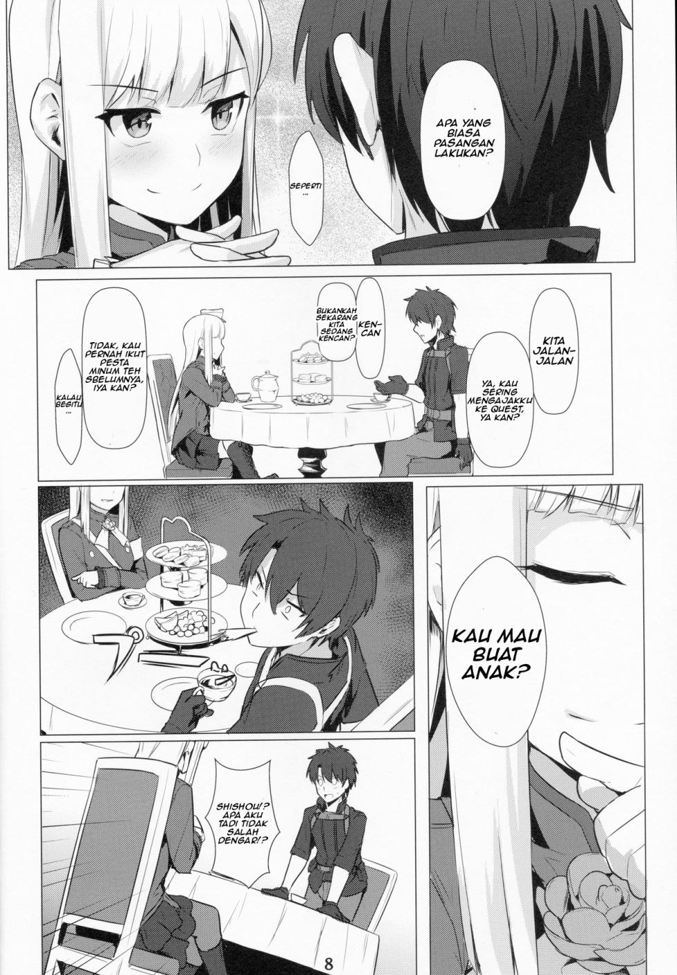 (C96) [Ohanabatake (Siseki Hirame)] Lady Reines no Manadeshi - Lady Reines's favorite Disciples (Fate/Grand Order) [Indonesia] - Page 7