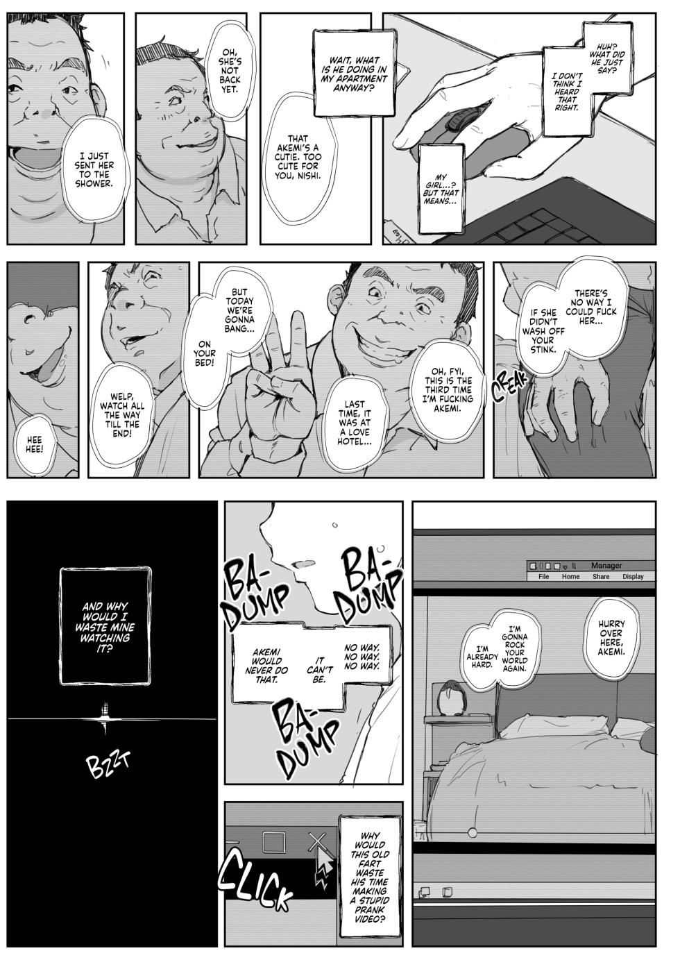 [Arakureta Monotachi (Arakure)] Kimi no Kanojo Yokatta yo. Meganekko NTR Tanpenshuu | Your Girl's a Good Lay [English] [J18] [Decensored] [Digital] - Page 11