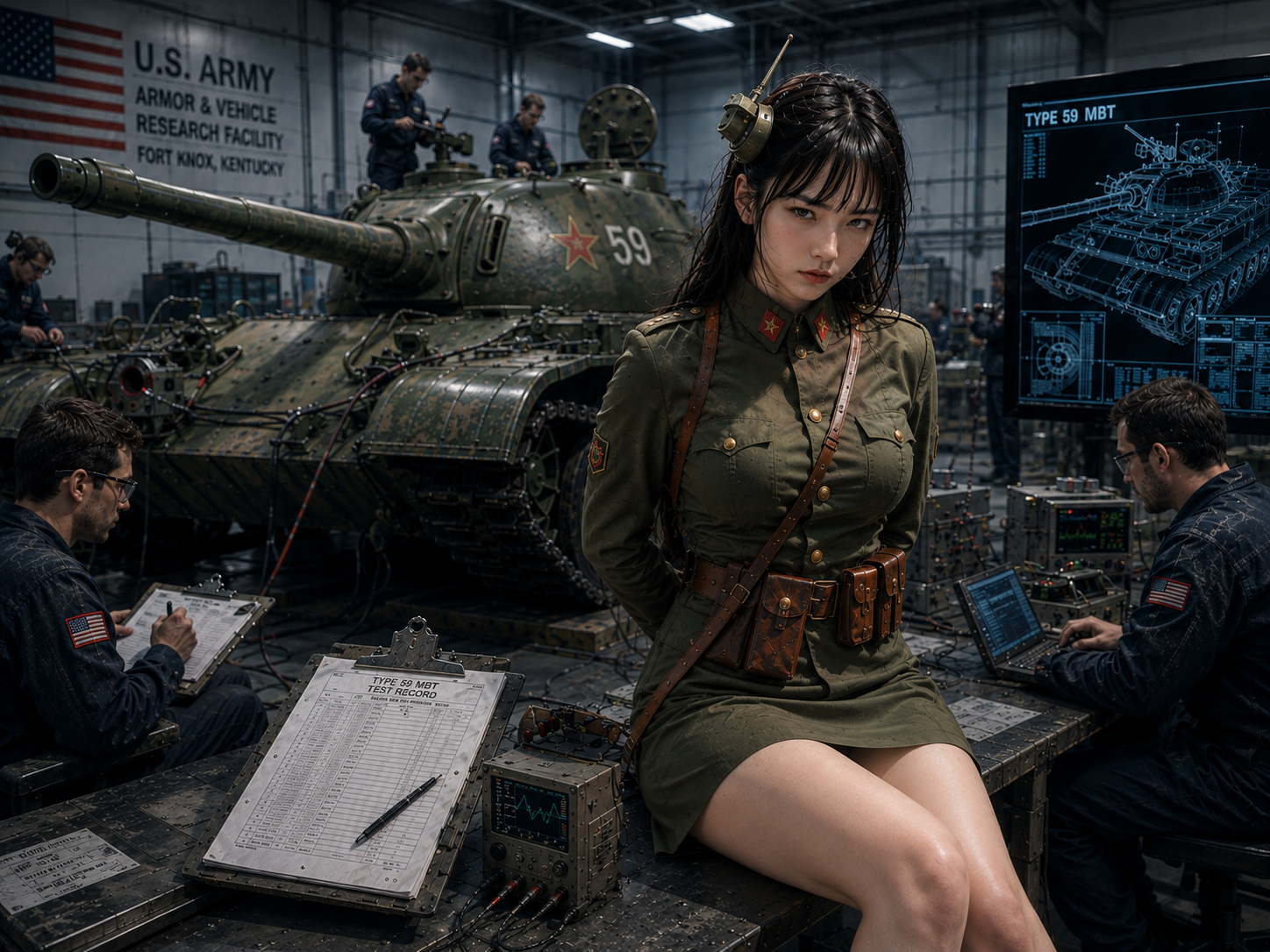 Reversed Front-Inspired Fan Art — Captured Type 59 Tank Under U.S. Military [AI Generated] - Page 4