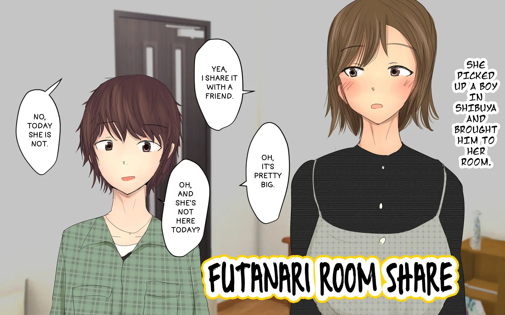 Futanari Room Share - Page 1