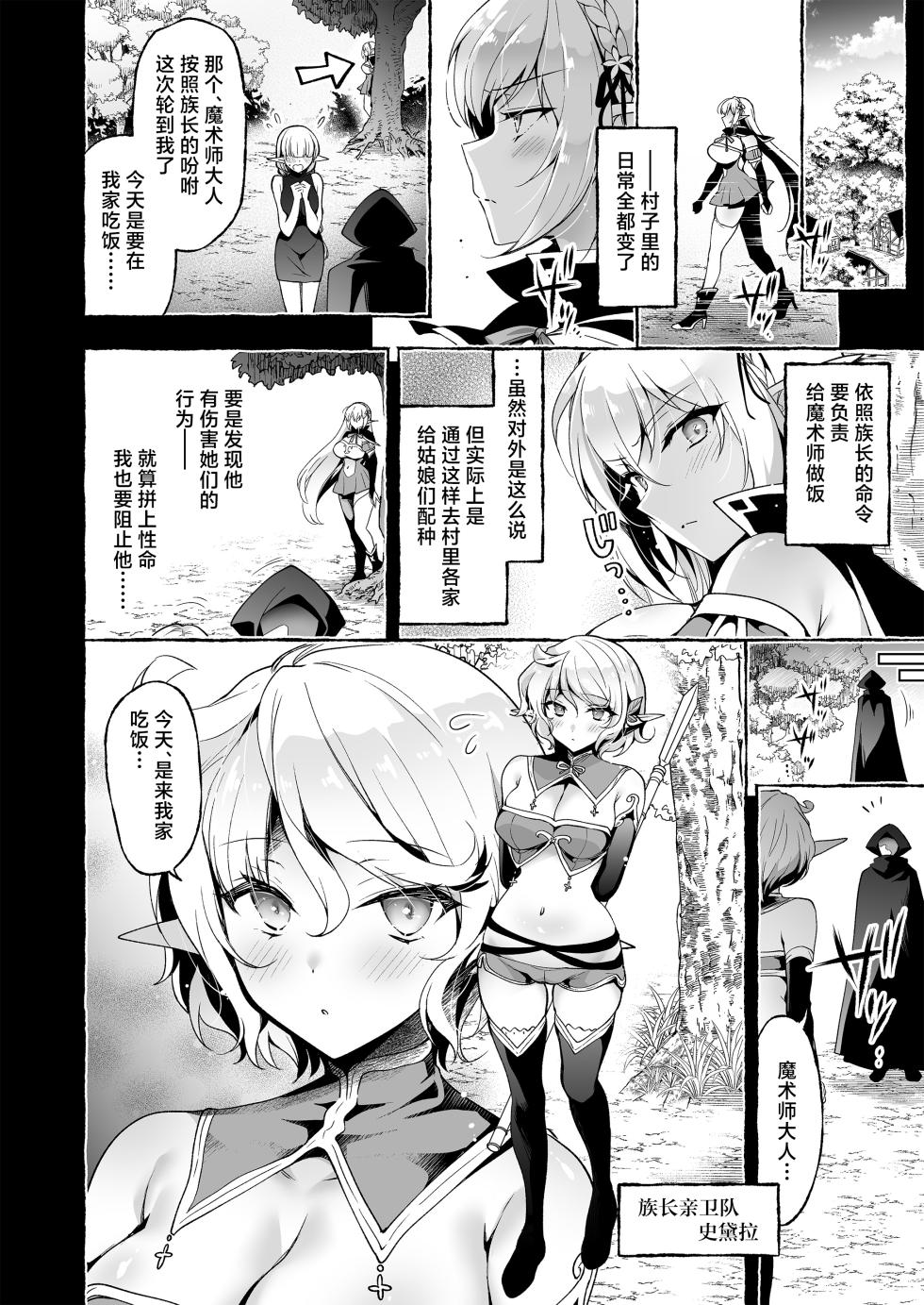 [Ninokoya (Ninoko)] Inmon Majutsushi no Elf Harem | 淫纹魔术师的精灵后宫生活~为精灵刻上淫纹的故事 番外篇①~ [Chinese] [紫藤汉化组] [Digital] - Page 11