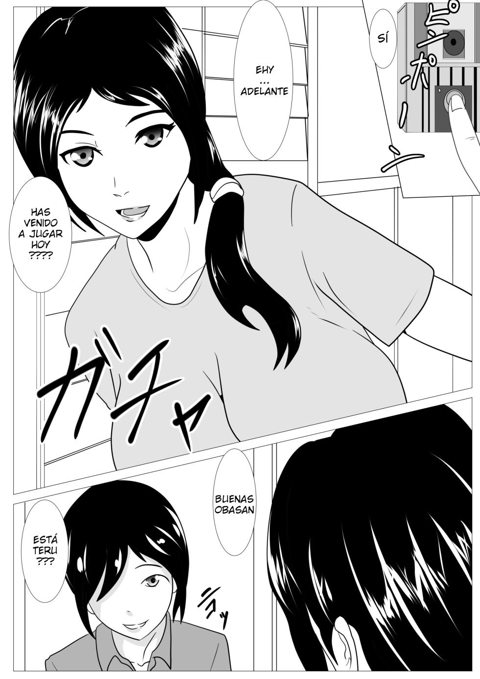 [Kemushi No Bansan Kai] Omae no Kaa-chan Kirei da na - Dakasero yo [Spanish] - Page 3