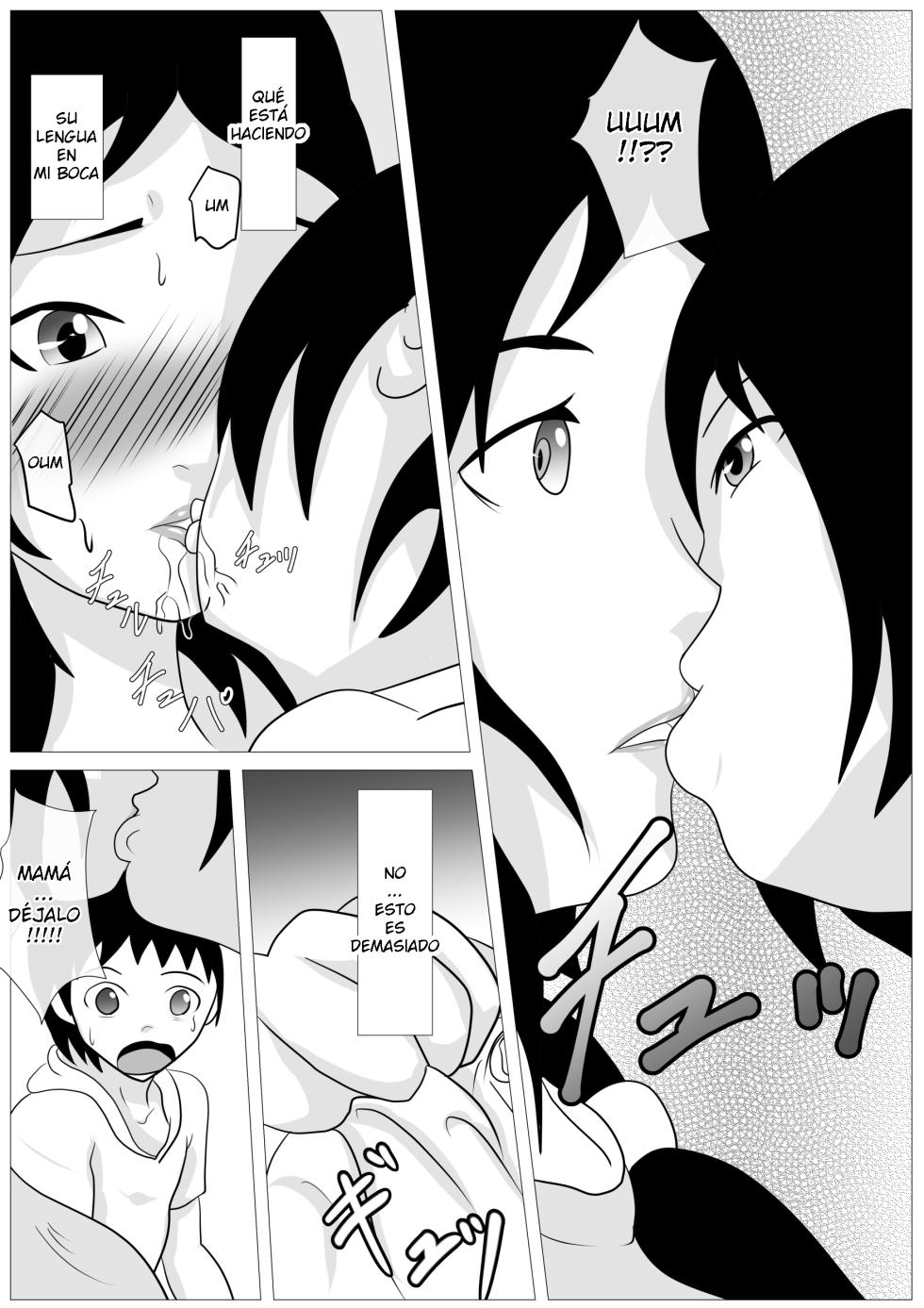 [Kemushi No Bansan Kai] Omae no Kaa-chan Kirei da na - Dakasero yo [Spanish] - Page 9