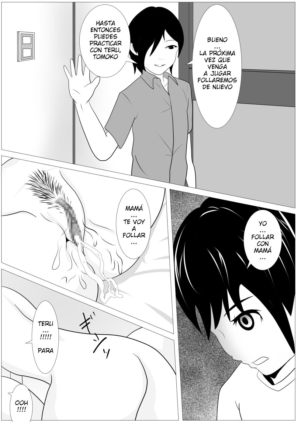 [Kemushi No Bansan Kai] Omae no Kaa-chan Kirei da na - Dakasero yo [Spanish] - Page 33