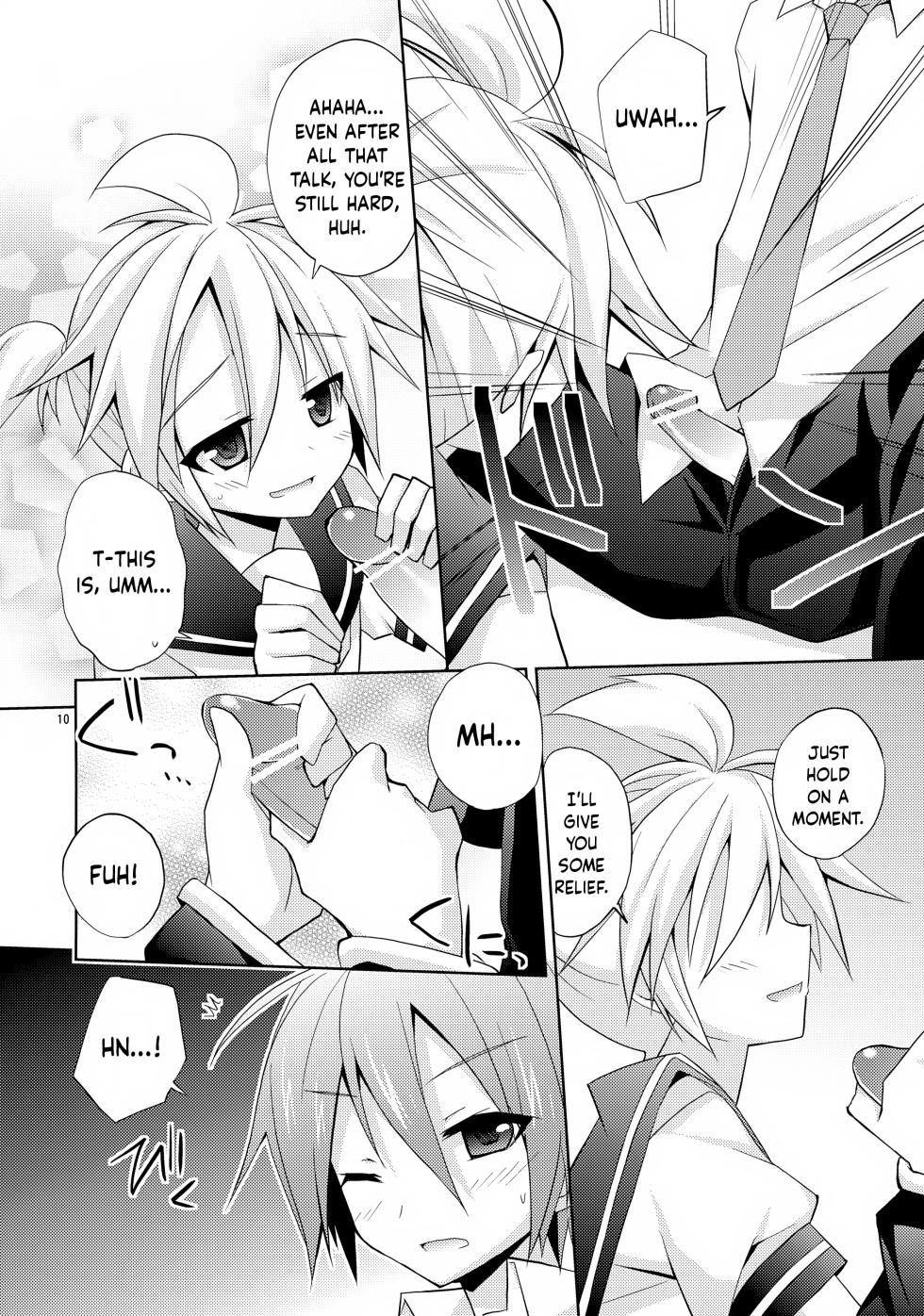 (CCOsaka89) [Mimoton] Len-kun ga Gachi Sugite Kowai | Len-kun Is So Eager It Scares Me (VOCALOID) [English] {Chin²} - Page 10