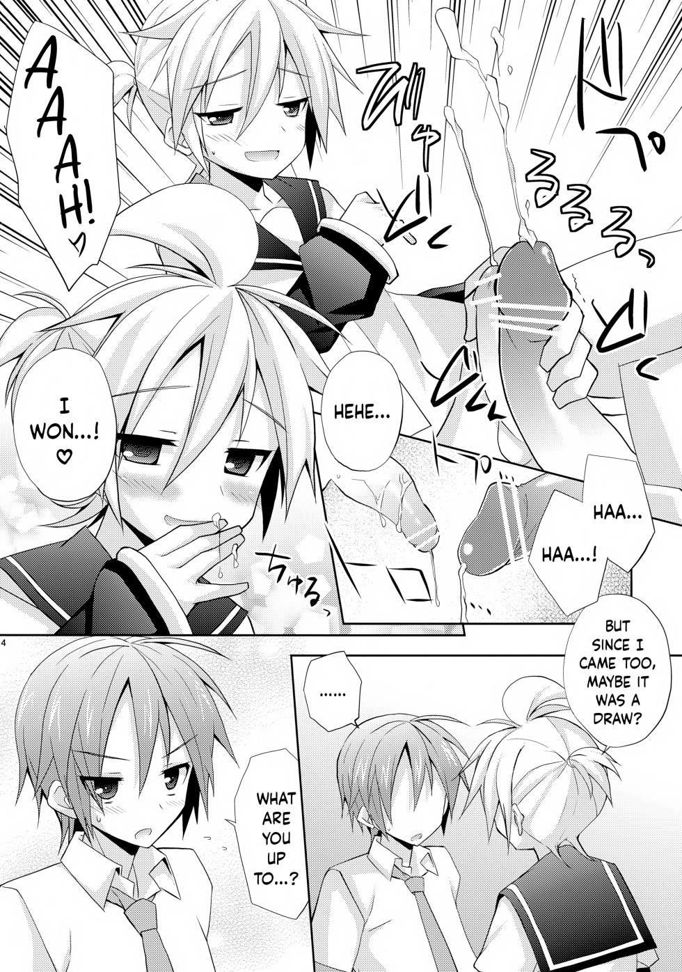 (CCOsaka89) [Mimoton] Len-kun ga Gachi Sugite Kowai | Len-kun Is So Eager It Scares Me (VOCALOID) [English] {Chin²} - Page 14
